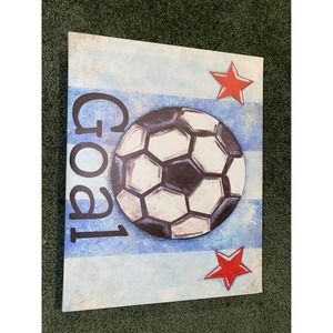 Soccer Canvas Wall Art Poster